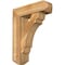 Ekena Millwork Olympic Craftsman Rough Sawn Bracket w/ Offset Brace, Western Red Cedar, 8"W x 26"D x 34"H BKT0806X26X34OLY04RWR - alternate 1